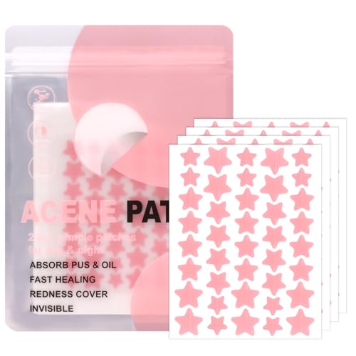 DUXMUZZ Acne Patch Pimple Patch,160 Pieces Acne Patches,Hydrocolloid Dressing Cover,Anti Acne Dots,Spot Stickers