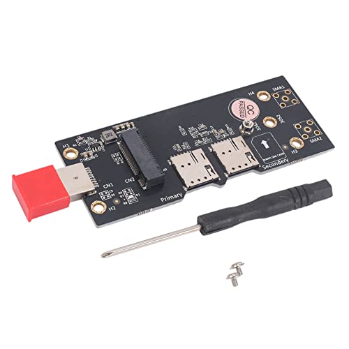 Koanhinn per NGFF M.2 Chiave B a USB 3.0 Adattatore Riser Card con Dual NANO Slot per Connettore per WWAN/LTE Module