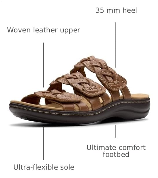 Image of Clarks Womens Laurieann Rio Flip-Flops Sandals Shoes