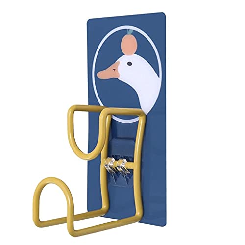 Image of Cartoon Metal Wall Hanging Hook Towel Washbasin Storage Rack Hanger Bathroom Kitchen Shelf