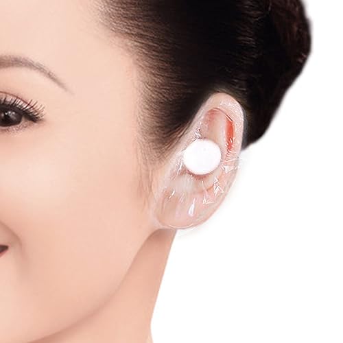 Image of saicheek Shower Swimming Ear Covers Baby Adults Water Proof Ear Swimming Plugs Safety Ear Protection for Shower Swimming Use