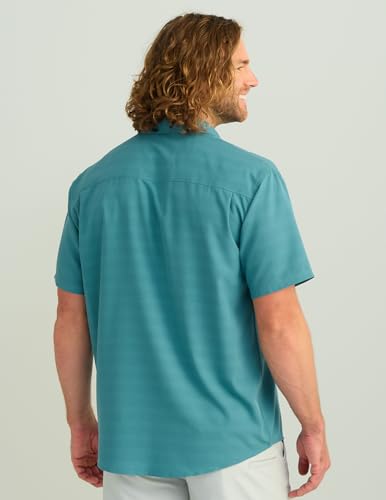 HUK Men's Kona Short Sleeve Fishing Button Down Shirt2