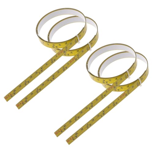 Cinta Métrica Autoadhesiva de Acero 1m Healeved 4pcs miniatura 1