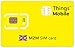 Produktbild DATEN-SIM-Karte M2M UK - Things Mobile - mit weltweiter Netzabdeckung und Mehrfachanbieternetz GSM/2G/3G/4G. Ohne Fixkosten und ohne Verfallsdatum. 10  Guthaben inklusive