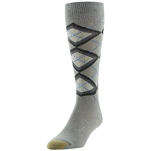GOLDTOE Men's Premium Argyle Crew Socks, 3-Pairs2