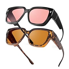 Matte Black + Matte Tortoise Frame Pink + Brown Lens