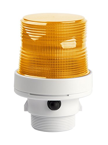 Solar 360 Degree Amber Flashing Light, Model 601 Manual on/off switch ...