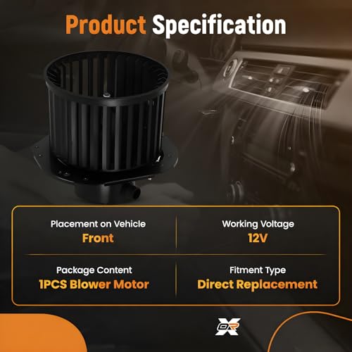 Image of maXpeedingrods HVAC Heater Blower Motor with Fan Fit for Chevy & GMC C1500-C3500 /K1500-K3500 Truck, G10-G3500, Astro /Safari, Suburban /Yukon /Tahoe 1978-1996# 700103