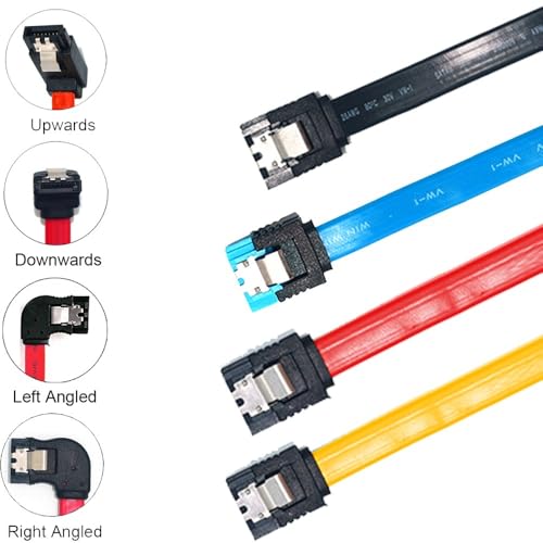 Cable SATA 3.0 de 10 cm para disco duro SSD HDD miniatura 2