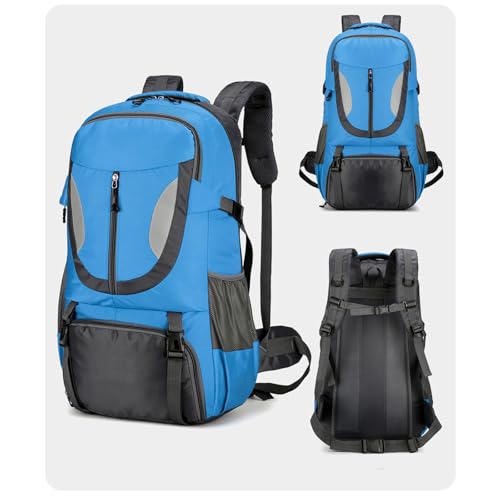 Mochila impermeable de senderismo de 60L para hombre y mujer miniatura 4