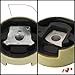A-Premium Front Upper and Lower Engine Motor Mount Kit Compatible with Volkswagen Jetta 2005-2013, Passat 2006-2010, Golf, Tiguan, Touareg, Eos, GTI, R32, Rabbit & Audi A3, A3 Quattro, 2-PC Set