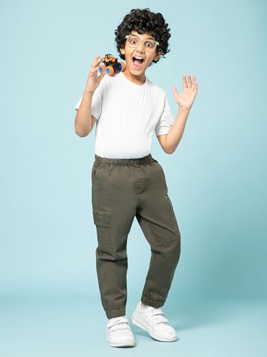 Image of Alan Jones Clothing Kids Stretch Fit low Rise Cargo Pant