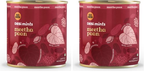 Image of Go Desi Meetha Paan Mouth fresheners, Desi Mints, Refreshing Mouthfreshener, Mukhwas (2 x 90g) (Pack of 2)
