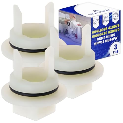 3 Pieces Motor Coupling for Meat Grinder Electric with The Original Code 00418076 418076 00020470 020470 for Bosch Food Processor MUM4 MUM5 MUZ4FW MFW15 - MONTERAL