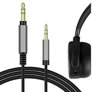 Geekria QuickFit-audiokabel compatibel met AKG Y500, Y50, Y40, N60NC, N700NC, N60, Y50BT, Y45BT, N700NC M2, N90Q…