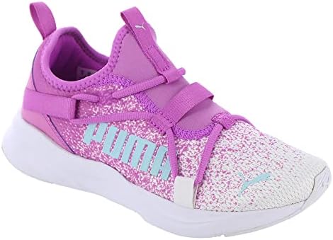PUMA Softride Rift Slip-On Sprinkle (Big Kid) Electric Orchid/Light Aqua 5 Big Kid M | Image 3