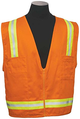ML Kishigo - 100% Cotton Surveyor's Safety Vest size: Medium