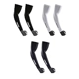 Summer UV-Sun-Protection Cool-Arm-Sleeves,Outdoor Sports Ice-Silk Sun-Block Compression-Arm-Sleeves for Men Women