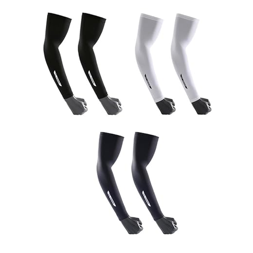 Summer UV-Sun-Protection Cool-Arm-Sleeves,Outdoor Sports Ice-Silk Sun-Block Compression-Arm-Sleeves for Men Women