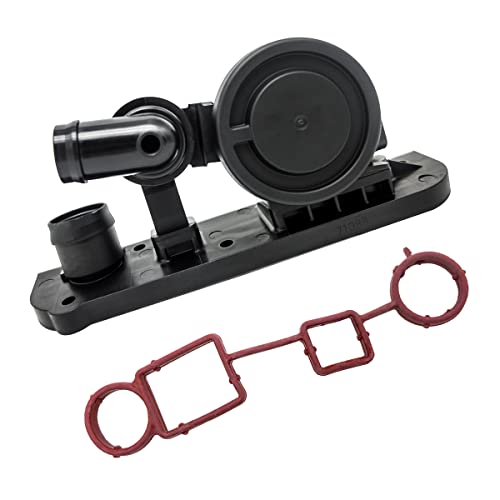 Válvula de ventilación PCV Temproad, Modelo 06F129101N, Negro, Plástico ABS, Compatible con Audi A1 A3 A4 A6 TT 2.0 TFSI