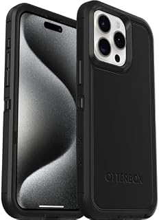 OtterBox Defender XT Etui do iPhone 15 Pro z MagSafe, Odporne na Wstrząsy, Przetestowane 5 Razy Zgodnie ze Standardami Wojskowymi, Czarne