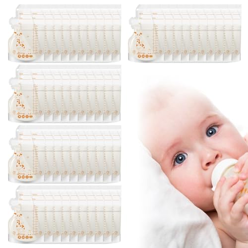 Bolsas Leche Materna,Bolsas Leche Materna Congelar,Bolsa Leche Materna,Bolsas Congelar Leche Materna,Bolsas Almacenamiento Leche Materna,Bolsa De Almacenamiento Preesterilizada,250 Ml,100 Piezas