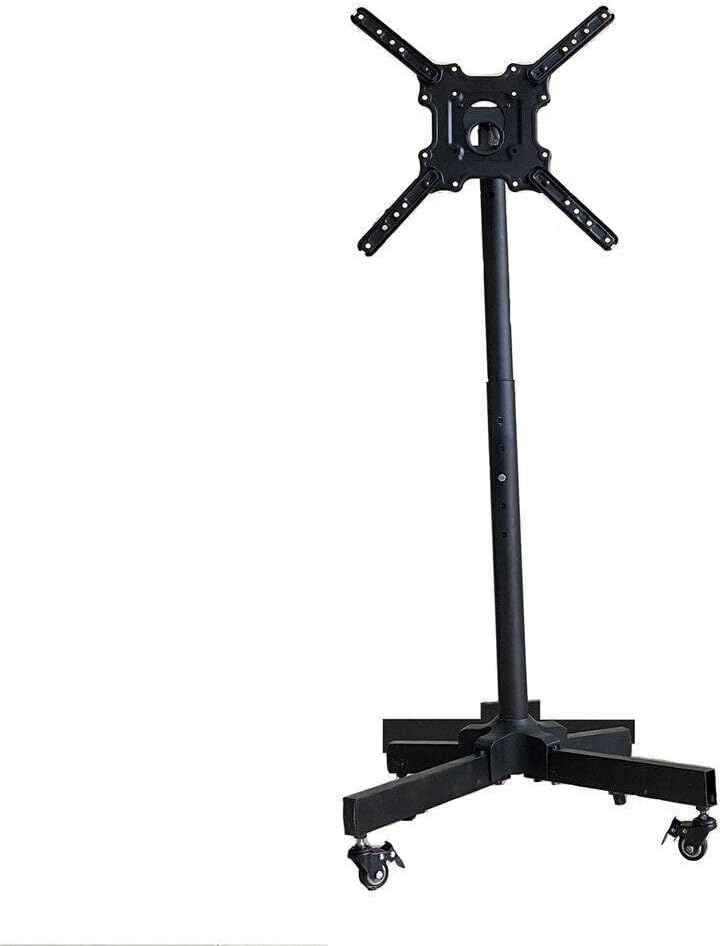 SensaitiN Rolling Floor TV Stand Mobile TV Stand Heavy Load for 1442 inch Curved