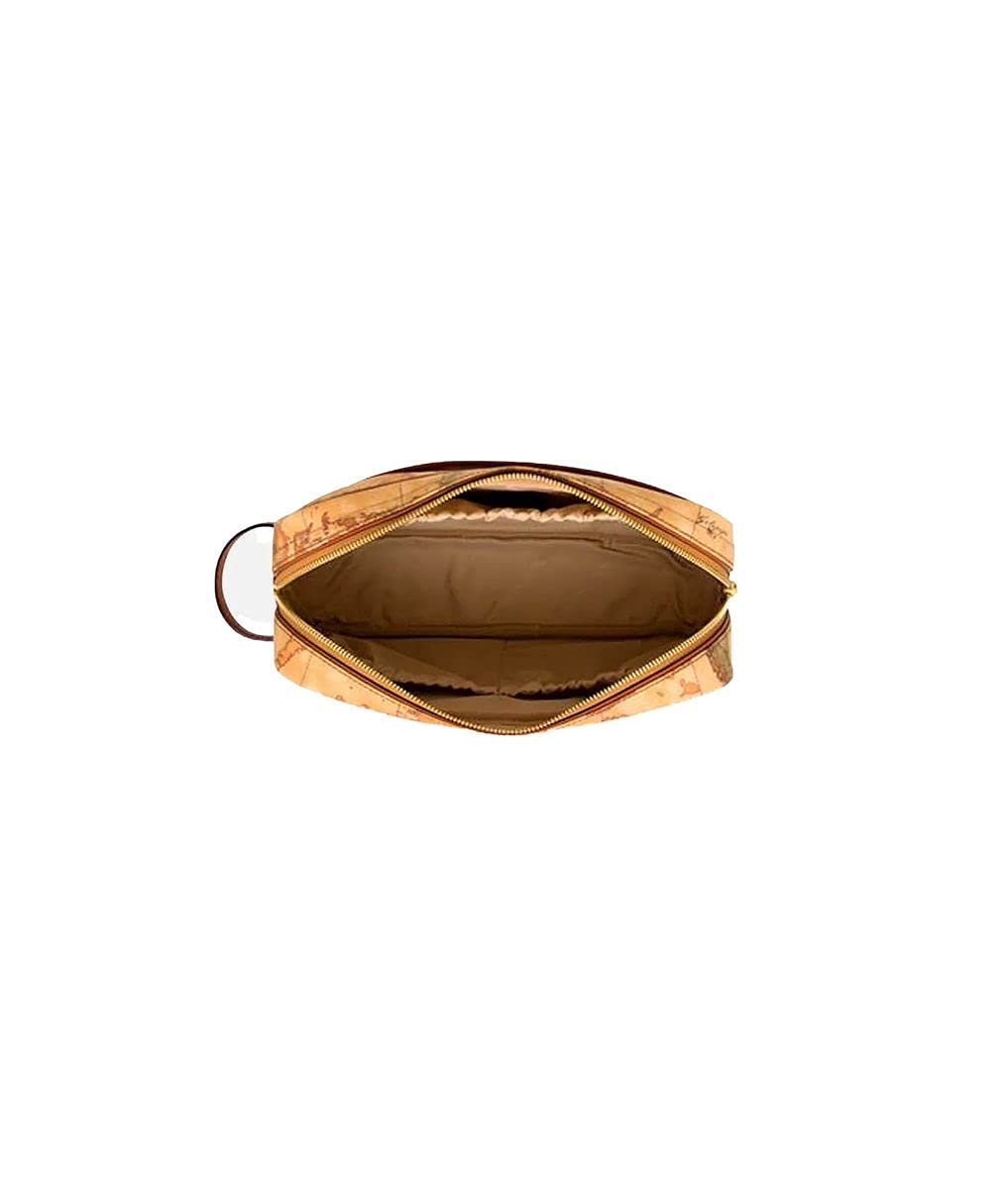 ALVIERO MARTINI 1a CLASSE Pochette media realizzata in tessuto Geo Classic con chiusura zip per riporre tutti i tuoi oggetti personali e averli sempre con se. Capiente e compatta presenta anche una pi