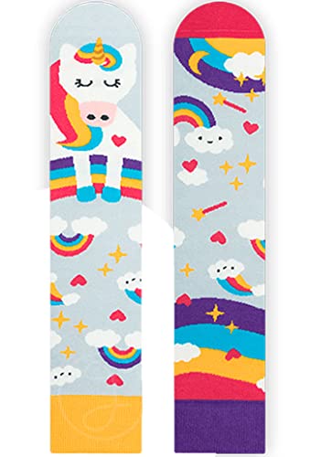 Nanushki Calcetines divertidos con diseño de unicornio, Happy Unicorn, 36-39
