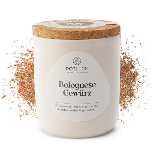 POTLUCK | Bolognese Gewürz | Würzmischung im Keramiktopf | 50g | Vegan, glutenfrei und mit...