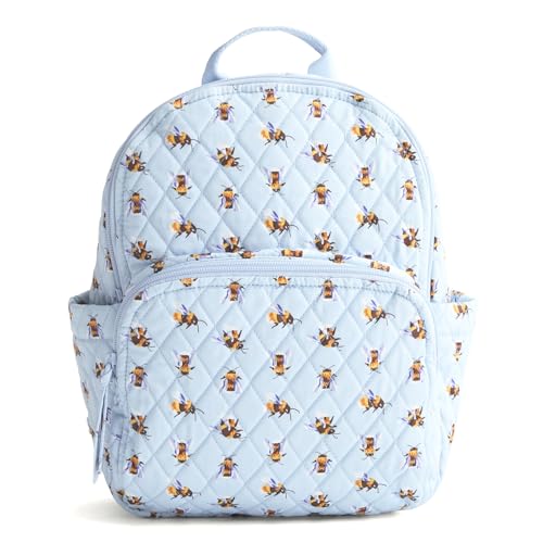 Vera Bradley Women's Premium Cotton Small Banbury Backpack, Bee's Knees, One Size4
