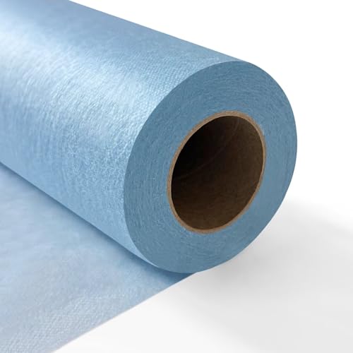 Chemin de Table en Non-tissé, ruban de table, Nappe décorative, Polyvalent, 30 cm x 50 m, Bleu Ciel, pour Mariages, Anniversaire, Fêtes, Décoration de Table...