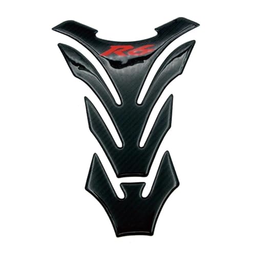 Protection à triple pince Yamaha R6 stickers de finition carbone pour réservoir