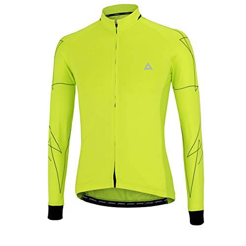Airtracks Funktions Fahrradtrikot Langarm Pro Line - neon - M
