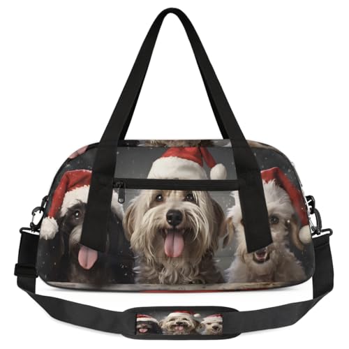 Bolsa de lona para perros y cachorros, para niños, niñas, adolescentes, deportes, gimnasio, fin de semana, viajes, gimnasia, baile, ballet, multicolor