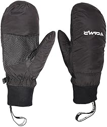 CAMP - G Air B-MITT - M - Negro: Manopla de peso medio y versátil, ideal para diferentes actividades Relleno de PrimaLoft Gold 100 g/m² en el dorso y 60 g/m² en la palma Impresión Grip'R de silicona en la palma de la mano para un agarre excepcional Puño elástico con cordón de sujeci...