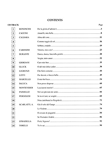 24 Italian Songs and Arias of the 17th and 18th Centuries | Vocal Collection and Piano Accompaniments Book with Online Audio | Essential Sheet Music for Singers, Voice Students and Teachers - Image 3