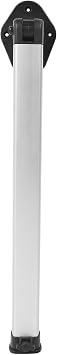 Acouto RV Adjustable Height Table Legs, Aluminium Alloy Telescopic Folding Leg, 20.3-31.3in Support for Trailers, Boats, and Campervans