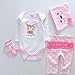 Max-Tonsen Giocattoli Piccoli per Bambini, Vestiti per Bambole rinate Cambio di Vestiti per Npk Bambola rinata 22 Pollici Bambole realistiche per Neonati Neonato Doll-18