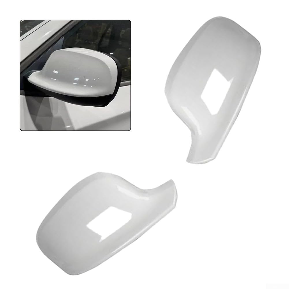 Coppia di calotte per specchietti retrovisori, colore bianco, per BMW X3 F25 2011-2014, sostituzione diretta sinistra e destra
