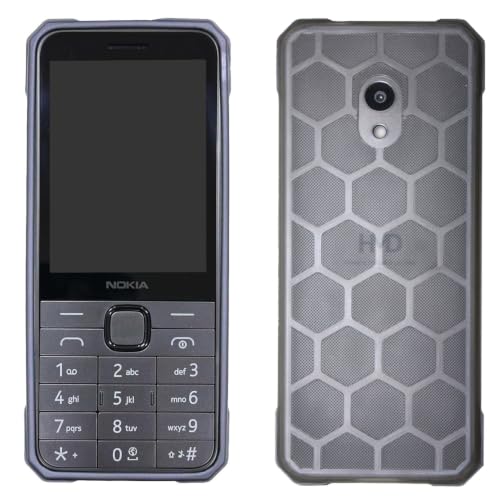 Image of ZAOMA Back Case TPU Cover Compatible for Nokia 235 4G 2024 DS - Model NO. : TA-1616 Rugged Case (Pack of 2) (NK2354G RUGGREY)