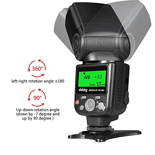 VOKING VK750II TTL Flash pour appareils photo Nikon D50 D60 D80 D800 D750 D3300 D3400 D3500 D5300 - Image 7