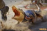 Far Cry 6 Guapo Crocodile Amigo Video Game Gaming Gamer Far Cry Merchandise Collectibles Collectors Edition Far Cry Merch Far Cry 6 Poster Far Cry Game Cool Wall Art Print Poster 12x18