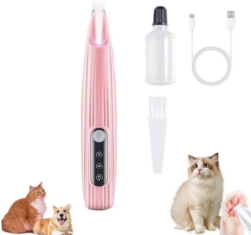New Pet MicroPrecision Trimmer with LED Light – Rechargeable, Multifunctional Cat & Dog Hair Trimmer New Pet MicroPrecision Trimmer with LED Light – Rechargeable, Multifunctional Cat & Dog Hair Trimmer
