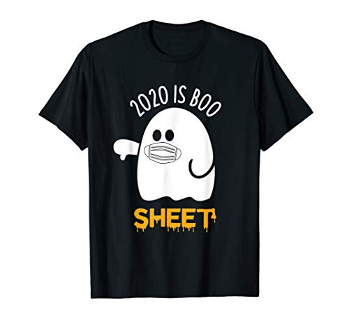 Funny Halloween 2020 is Boo Sheet Ghost of Disapproval Mask T-Shirt