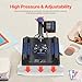 VEVOR 8 in 1 Heat Press Machine 15x15 Inch, 360° Swing Away Shirt Press Machine - Digital Professional Heat Transfer Tshirt Press Machine, Sublimation Heat Press for T Shirts Hat Cap Mug Plate Blue