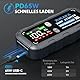Starthilfe Powerbank 6000A Spitzenstrom 26800mAh Auto Starthilfe mit LCD-Display(Für alle Benzinmotor oder 10,0L Dieselmotoren), Portable Starthilfegerät mit LED Taschenlampe