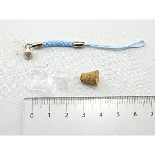 Amazon.co.jp: 【50個】デザイン小瓶/星型/ストラップ/50個