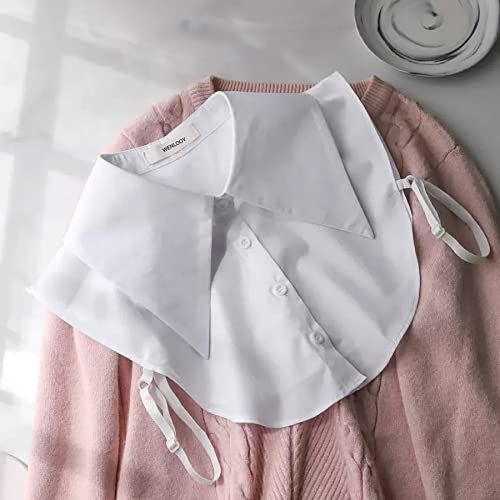 WENLOOY Fake Collar Detachable Blouse Dickey Collar Half Shirts Faux False Collar for Women & Girls Favors4