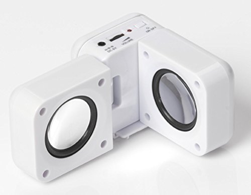 Altoparlanti Portatili Per MP3 - Jack 3.5mm, Colore Bianco, Importato UK - Foto 9